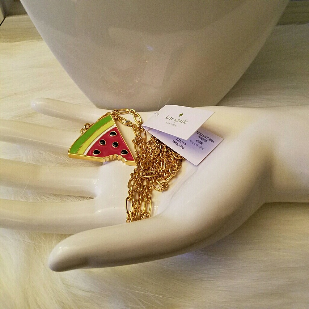 Kate spade watermelon long pendant necklace - Picture 4 of 5